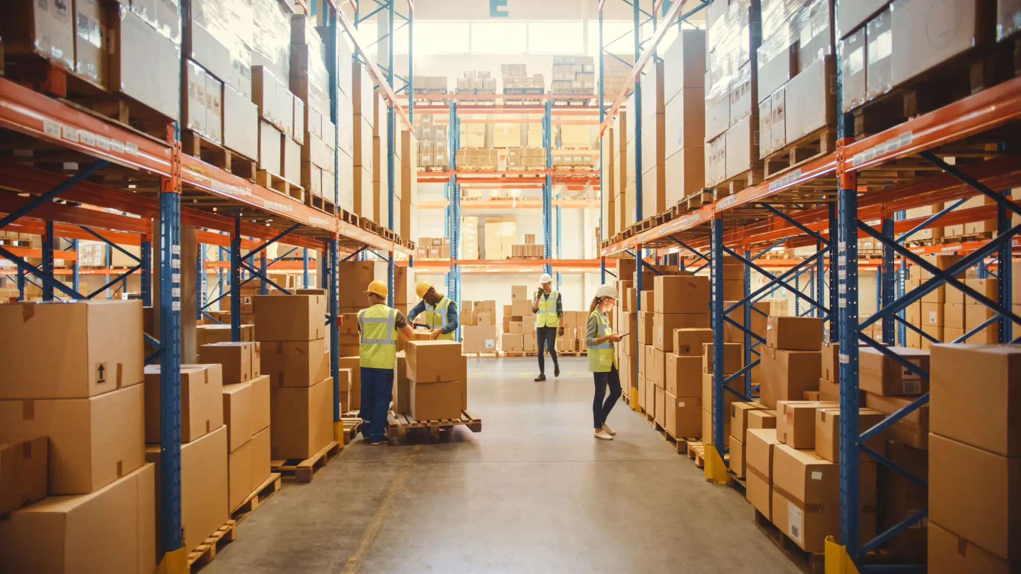 ACF Employees in warehouse