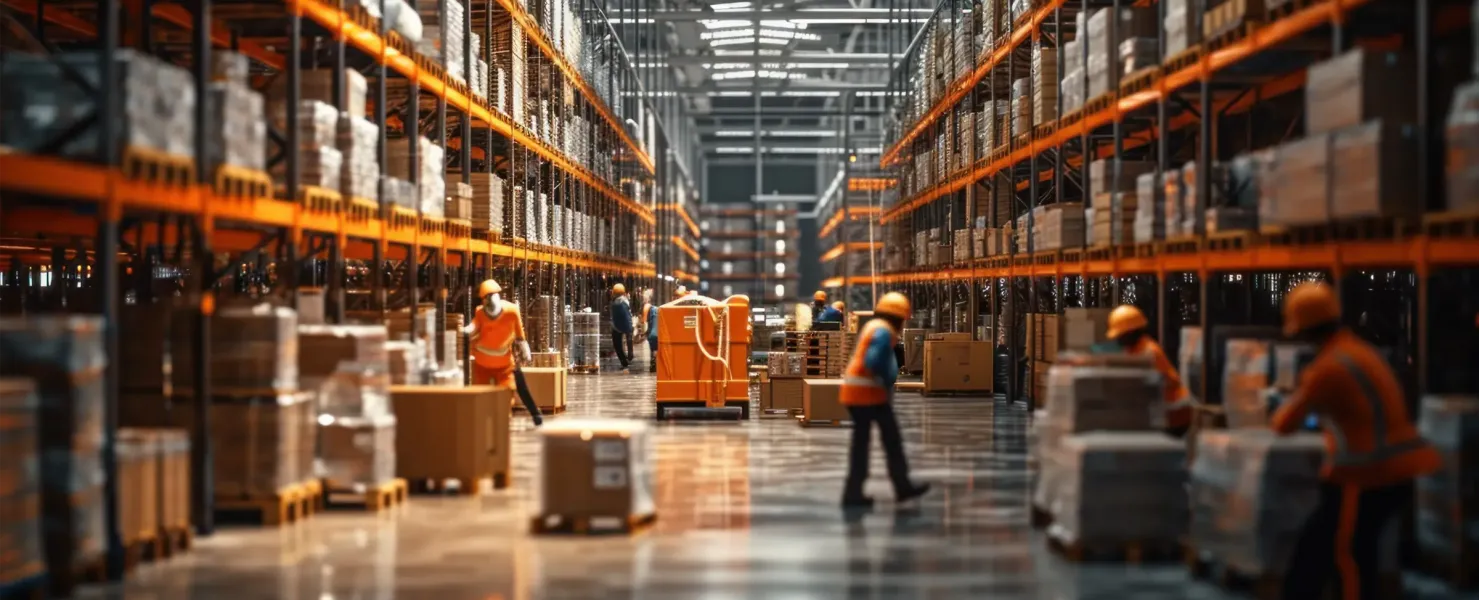 ACF warehouse handling production and inventory