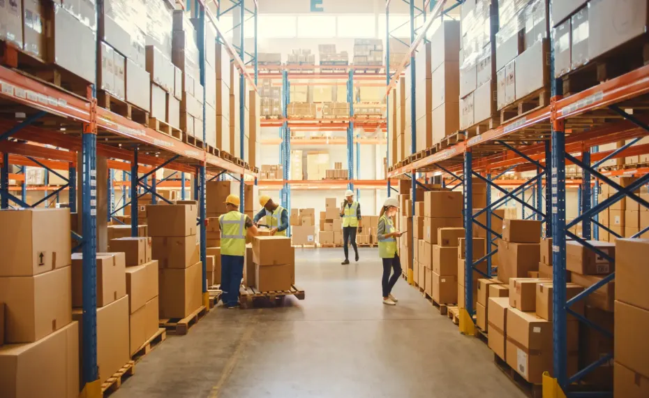 ACF Employees in warehouse