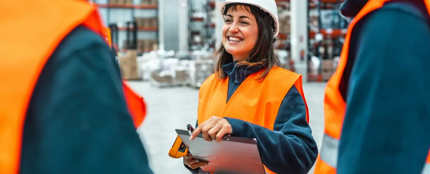 ACF employees managing supply chain coordination